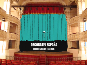 telon decoratel apertura guillotina