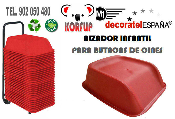 Alzadores Infantiles para Butacas de teatro y cine - Elevador infantil Korwin para butacas de cine y teatro