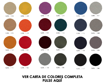 Carta de Colores para Butacas